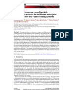 Dual-Band Frequency Reconfigurable Metasurface Ant