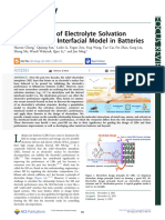 Cheng Et Al 2022 Emerging Era of Electrolyte Solvation Structure and Interfacial Model in Batteries