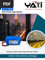 Yati Solar 11.1VBattery Catalogue