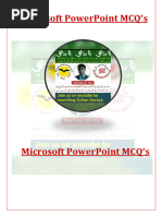 MS-PowerPoint MCQs