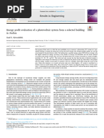 Energy Profit Evaluation of A PV System