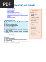 4.3 Floating and Sinking
