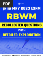 Jaiib RBWM May 2023 Recollected Questions Answers