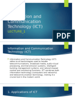 Information and Communication Technology ICT Lecture1