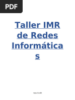 Taller IMR de Redes Informáticas - Grupo4