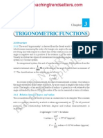 © Ncert Not To Be Republished: Trigonometric Functions