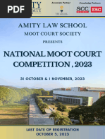 Amity National Moot Court Competition, 2023