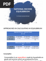 Eco211 Chapt 3 National Income Equilibirium