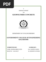 GEOPOLYMER CONCRETE Report FINAL