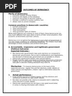 GR 10 - Outcomes of Democracy Study Notes