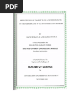 Effectiveness of Project Teams and Their Impacts On The Performance of Saudi Construction Projects