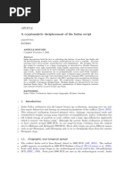 A Cryptanalytic Decipherment of The Indu