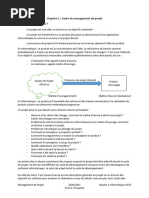 Management de Projet Chapitre 1