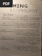 Gaming Technology Notes