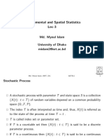 Environmental and Spatial Statistics Lec-3: Md. Mynul Islam University of Dhaka Mislam2@isrt - Ac.bd