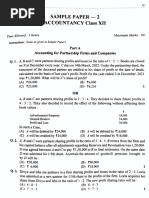 CBSE Accts. FLST 2c Full Syllabus Test - QP 02 (23-24)