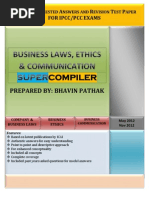 Business Laws, Ethis & Communication Super Compiler