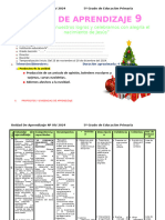 5° Grado Unidad de Aprendizaje 9 Diciembre 2024