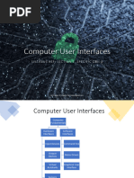 Computer User Interfaces