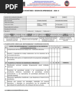 FICHA de Monitoreo SESION DE APRENDIZAJE 2024 CON RUBRICAS REAJUSTADO - 2024 - II