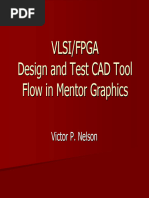 VLSI - FPGA Design and Test CAD Tool Flow in Mentor Graphics