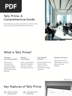 Tally Prime A Comprehensive Guide