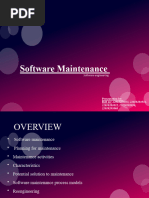 Software Maintenance Presentation 082104