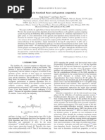 Density Functional Theory and Quantum Computation