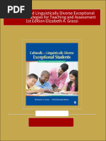 Culturally and Linguistically Diverse Exceptional Students Strategies For Teaching and Assessment 1st Edition Elizabeth A. Grassi