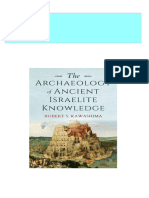 Full Download The Archaeology of Ancient Israelite Knowledge 1st Edition Robert S. Kawashima PDF