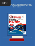 43 Years JEE Advanced 1978 2020 JEE Main Chapter Wise Topic Wise Solved Papers Physics 16th Edition Disha Experts 2024 Scribd Download