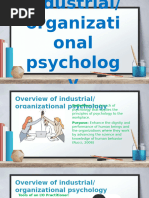 Industrial Organizational Psychology