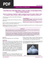 Giant Myxoma of The Right Atrium A Rare Location: A Case Report at The Festoc Center in Bamako