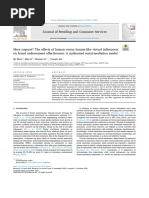 Mere Copycat? The Effects of Human Versus Human-Like Virtual Influencers On Brand Endorsement Effectiveness - A Moderated Serial-Mediation Model