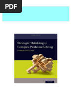 Ebooks File Strategic Thinking in Complex Problem Solving 1st Edition Arnaud Chevallier All Chapters