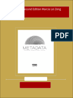 Complete Download Metadata Second Edition Marcia Lei Zeng PDF All Chapters