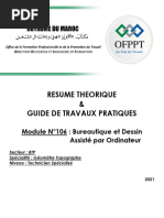 M106 Bureautique Et Dessin Assisté Par Ordinateur