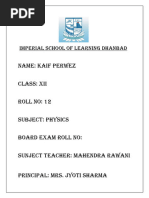 Kaif Physics Project