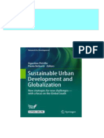 Sustainable Urban Development and Globalization: New Strategies For New Challenges-With A Focus On The Global South 1st Edition Agostino Petrillo