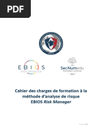 Cahier Des Charges de Formation A La Methode Danalyse de Risque Ebios Risk Manager