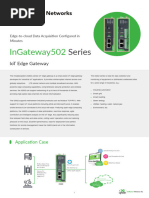 InHand Networks InGateway502 Edge Gateway PRDT Spec V3.3