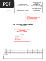 Site Coordination Procedure (Guideline) : Issued As Typical Document Comoc