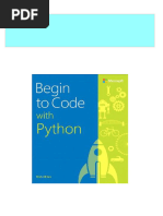 Begin To Code With Python Rob Miles All Chapter Instant Download