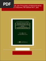 Immediate Download M P Jain and S N Jain Principles of Administrative Law Set of 2 Volumes 7th Edition M.P. Jain Ebooks 2024