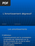 Amortissement Dégressif