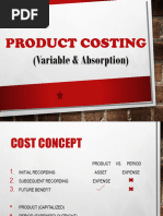 Lesson 5 Product Costing