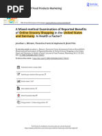 A Mixed-Method Examination of Reported Benefits of Online Grocery Shopping in The United States and Germany - Is Health A Factor?