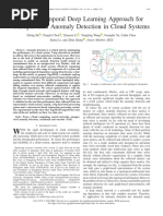 A Spatiotemporal Deep Learning Approach For Unsupervised Anomaly Detection in Cloud Systems