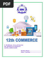 12th Commerce Study Material English Medium PDF Download