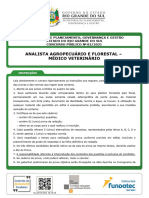 0637.026 CE Analista Agropecuario e Florestal - Medico Veterinario NS POS-PRELO